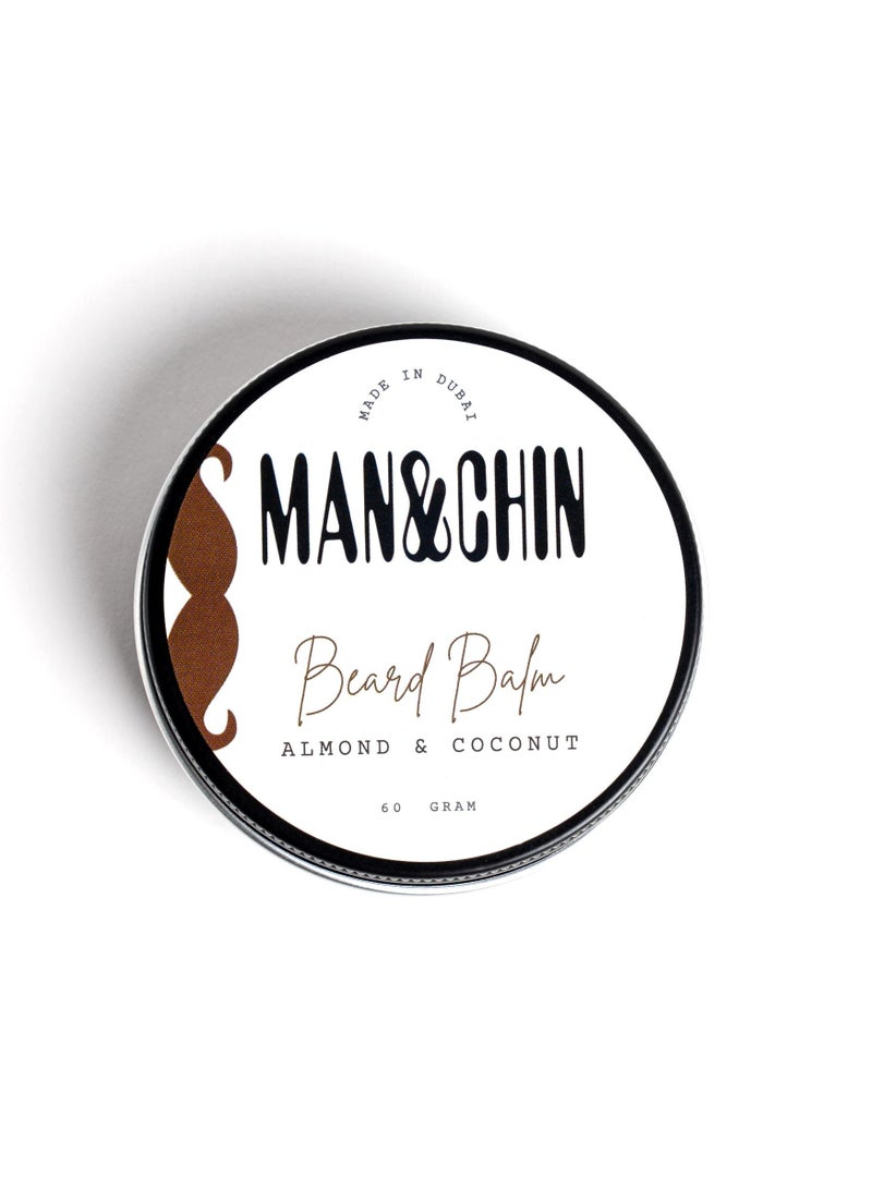 MAN&CHIN Beard Balm - Almond & Coconut - Image 2