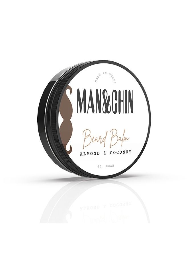 MAN&CHIN Beard Balm - Almond & Coconut - Image 4