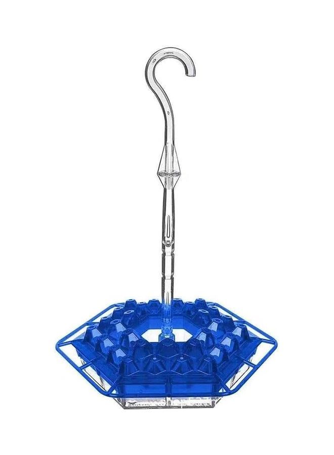 NIBEMINENT Hummingbird Hanging Feeder Blue/Clear