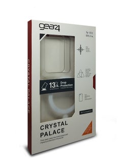 Gear4 Premium Protection Series Crystal Palace D3O Crystalex Drop Protection Completely Transparent For Samsung Galaxy S24 Ultra 5G 2024  Clear 