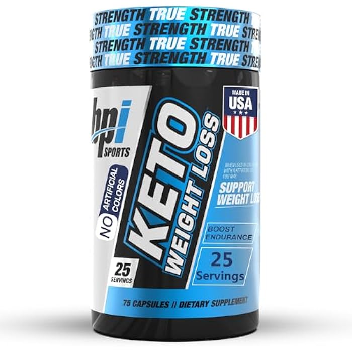 BPI Sports Keto Weight Loss Elite – Burn Fat for Fuel, Control Appetite, Increased Energy, & Mental Focus – Keto Diet Fat Burners for Women & Men – 25 Servings - Image 1