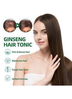 OUHOE Natural Herbs Ginseng Essence Moisturizing Hair Mist, Rapid Growth Hair Treatment 7 Day Hair Growth Serum Essence Oil Regrow, for Women & Men 100ML  - Image 5