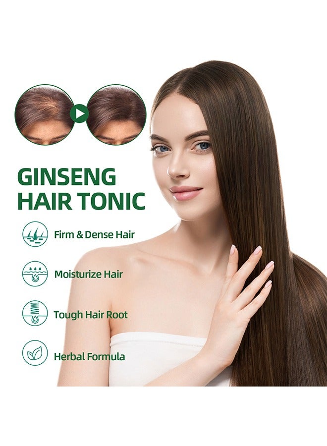 OUHOE Natural Herbs Ginseng Essence Moisturizing Hair Mist, Rapid Growth Hair Treatment 7 Day Hair Growth Serum Essence Oil Regrow, for Women & Men 100ML - Image 5