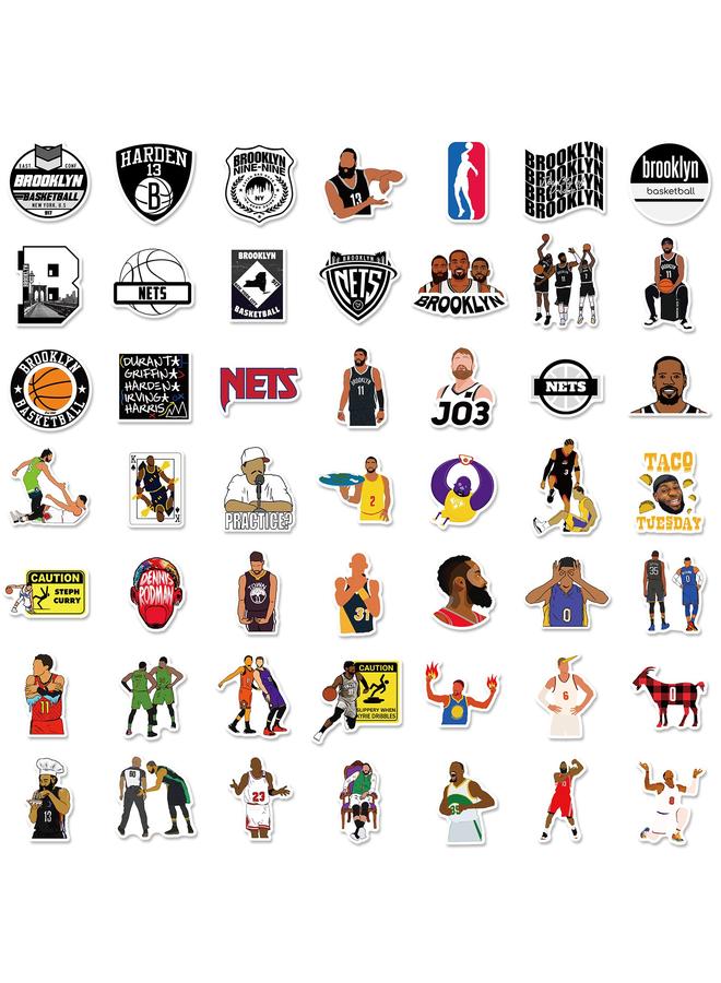 Bluejw Selling 200 NBA Stickers Superstar Kobe Kobe Black Mamba Stickers Luggage Notebook Waterproof Stickers - Image 5