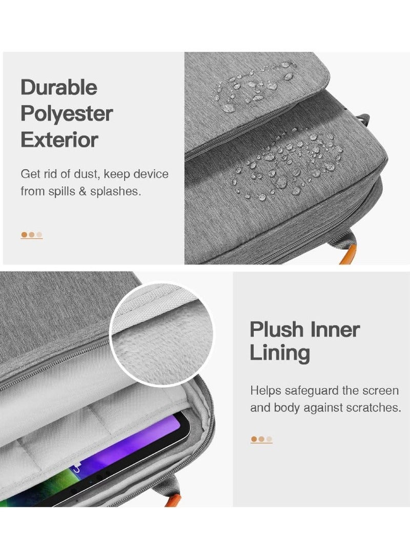 Arabest 12.9-13.3 Inch Tablet Sleeve Bag Compatible with iPad Air 13 inch(M3/M2) 2025/2024 iPad Pro 13 inch 2024, S10+ 12.4 inch 2024/iPad Pro 12.9 M2 2022/2021/2020 Surface Laptop Go 12.4" Galaxy Tab S7+S8+/S9+/S9FE+ 12.4" 2022/2023 Handle Carrying Case with Shoulder Strap - Image 3