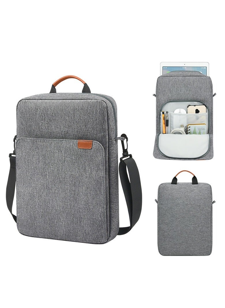 Arabest 12.9-13.3 Inch Tablet Sleeve Bag Compatible with iPad Air 13 inch(M3/M2) 2025/2024 iPad Pro 13 inch 2024, S10+ 12.4 inch 2024/iPad Pro 12.9 M2 2022/2021/2020 Surface Laptop Go 12.4" Galaxy Tab S7+S8+/S9+/S9FE+ 12.4" 2022/2023 Handle Carrying Case with Shoulder Strap - Image 1