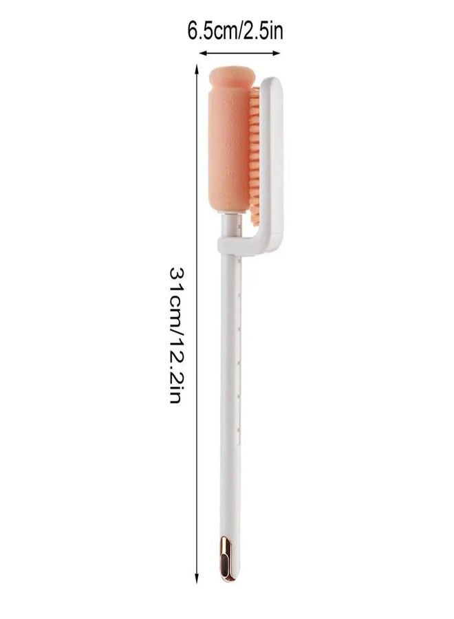 MVM Enterprise Plastic Bottle and Cup Cleaning Brush for Cleaning, 360 Degree Rotating Telescopic Cup Brush, Adjust Height for Cleaning Baby Water Bottles - Image 2