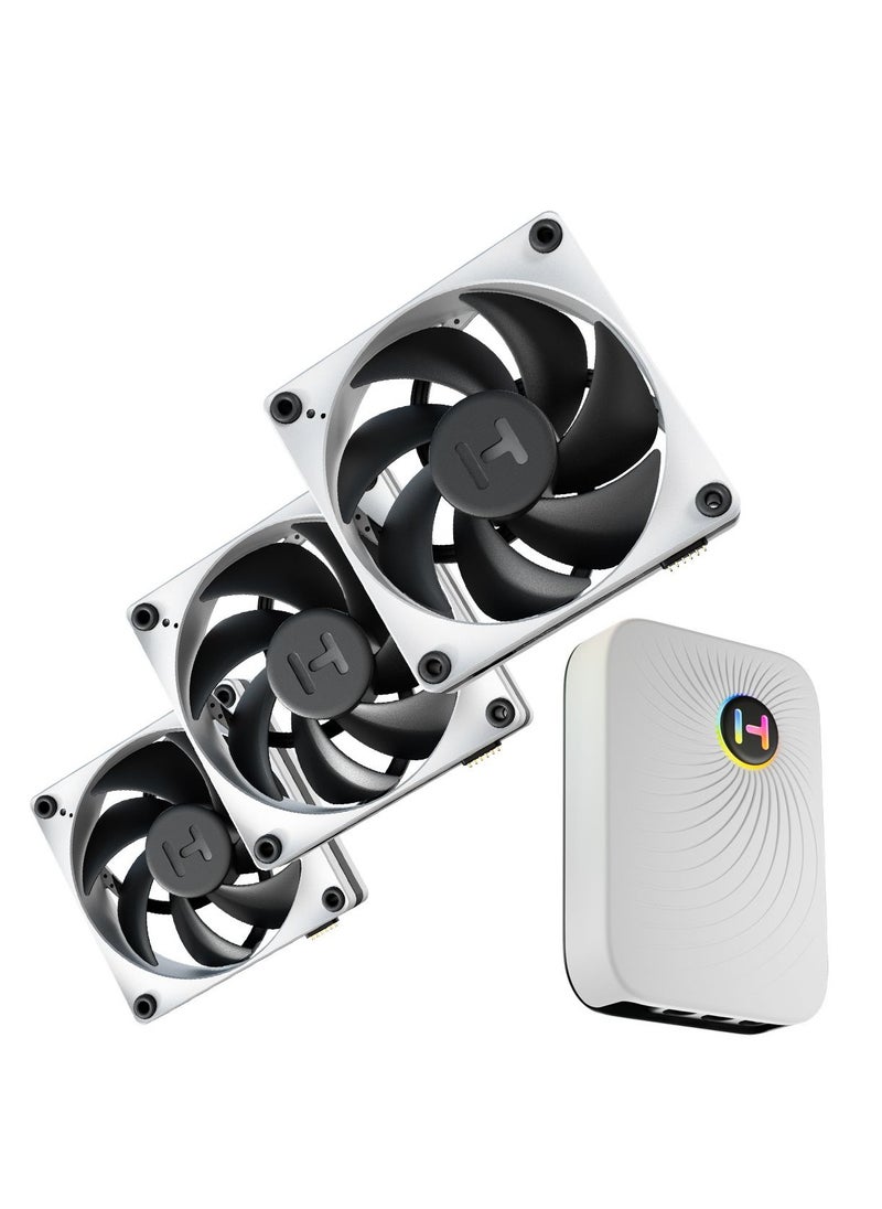 HYTE THICC FP12 Three Fan Pack with Nexus Portal NP50  - Image 1
