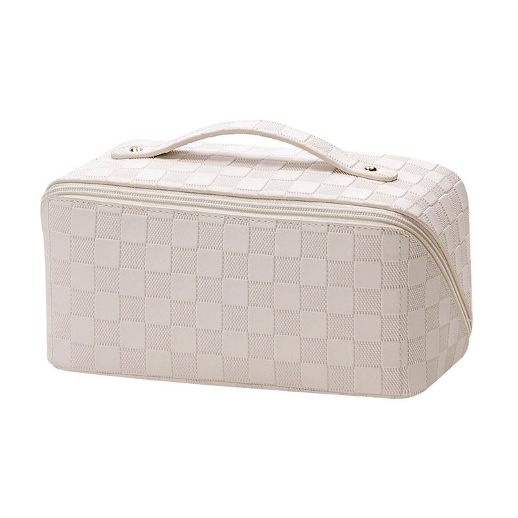 High-End Korean Portable Makeup Bag Women'S Travel Cosmetics Storage Bag Large Capacity Pu Wash Bag A Generation Of Hair - Image 4