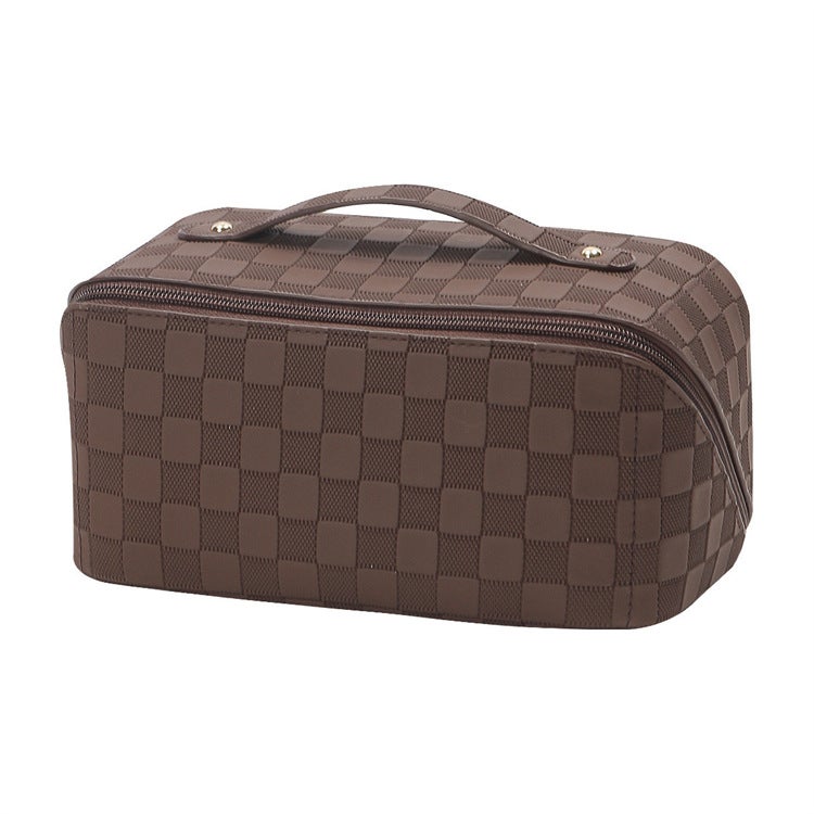 High-End Korean Portable Makeup Bag Women'S Travel Cosmetics Storage Bag Large Capacity Pu Wash Bag A Generation Of Hair - Image 5