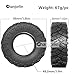 Chanjorlin 19 RC Tires OD 98mm 110 Rubber All Terrain Mud Crawler Tyres with Foam for 110 Rock Crawler Car Axial SCX10 SCX10 III AXI03007 D90 TF2 MST Tamiya RR10 Beadlock Wheels Hubs 4PCS - Image 4