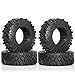 Chanjorlin 19 RC Tires OD 98mm 110 Rubber All Terrain Mud Crawler Tyres with Foam for 110 Rock Crawler Car Axial SCX10 SCX10 III AXI03007 D90 TF2 MST Tamiya RR10 Beadlock Wheels Hubs 4PCS - Image 2