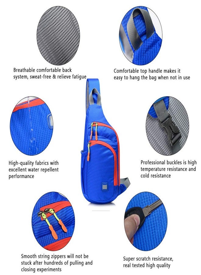 Peicees Small Sling Backpack Waterproof Unisex Shoulder Bag Chest Crossbody Daypack - Image 2