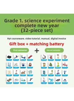Generic Science And Technology Small Production Materials Primary School Students' Manual Work Science Association Class Teaching Materials Science Experiment Set Small Inventions-Specifications:Semester Of Grades 3-6 (16-piece Set)  - Image 2