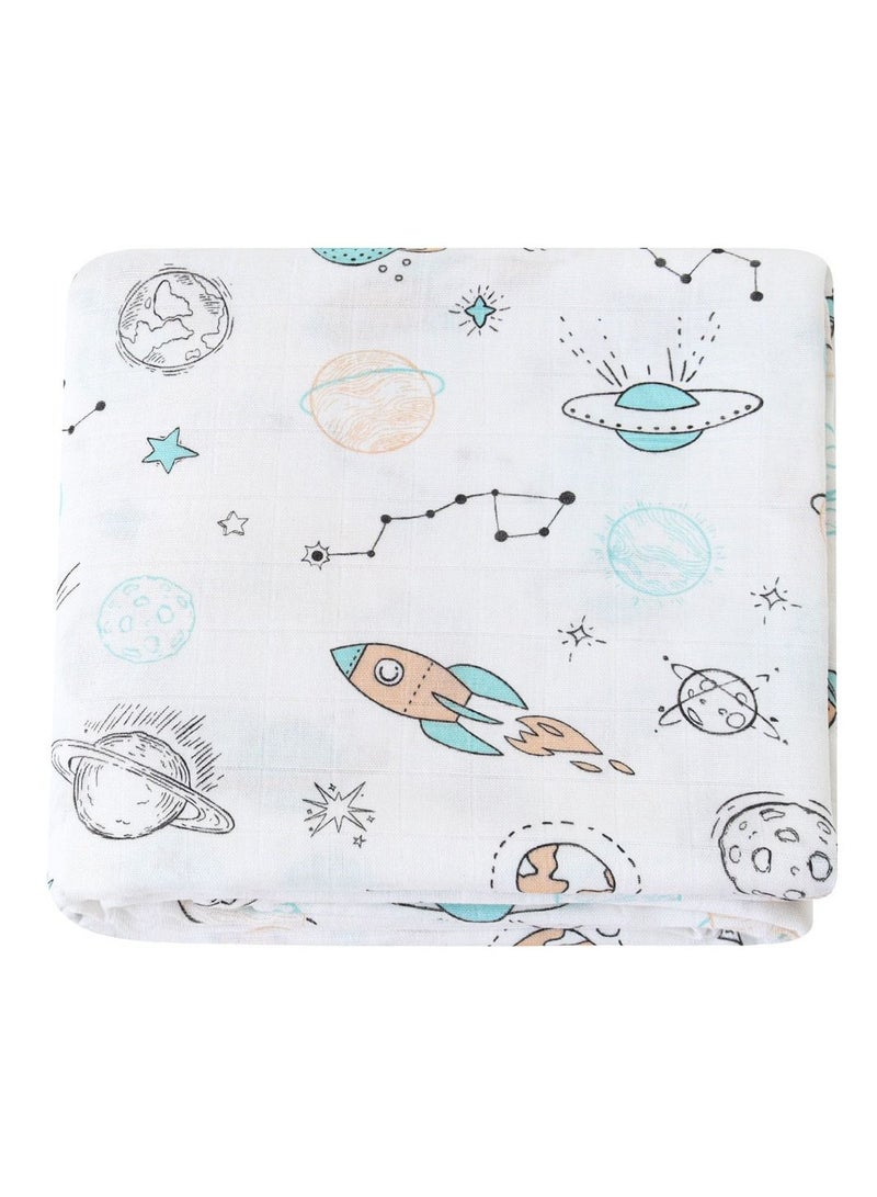 منشفة استحمام مطبوعة برسوم كرتونية من القطن الخالص