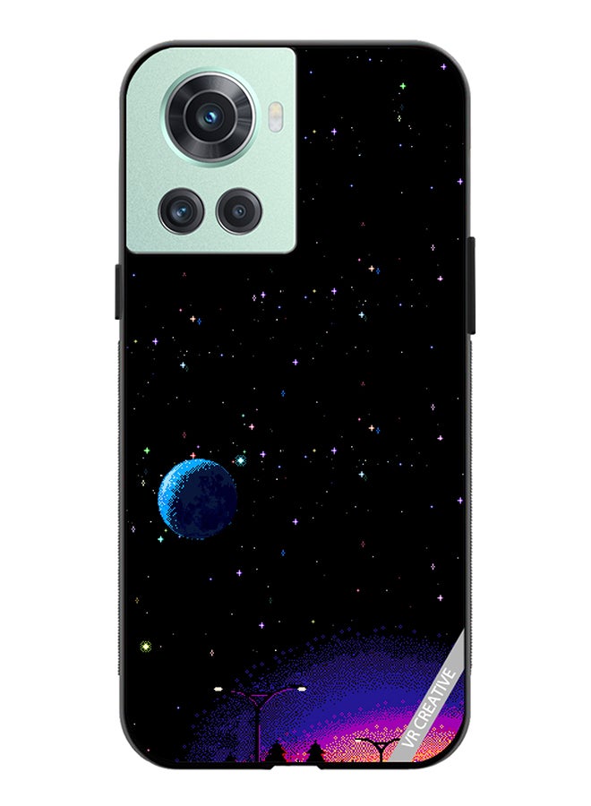 VR CREATIVE Protective Case Cover For OnePlus Ace 8-Bit Pixel Galaxy Design Multicolour - Image 1