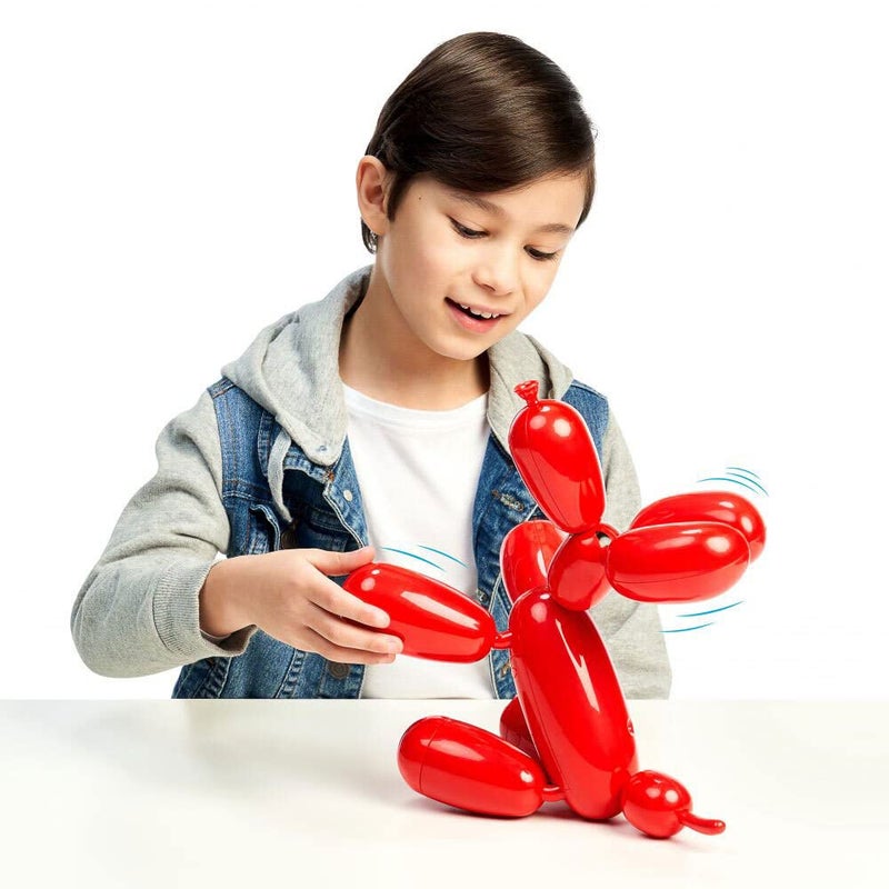 Squeakee The Balloon Dog - Feed Him, Teach Him Tricks, Pop Him, and Watch Him Deflate!, Red - Image 3