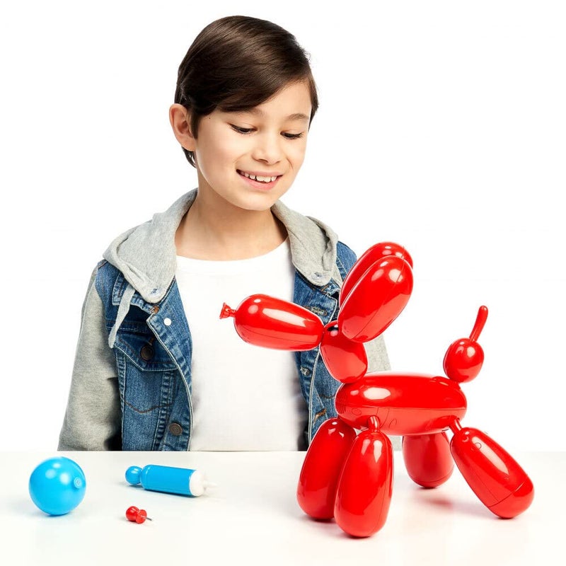 Squeakee The Balloon Dog - Feed Him, Teach Him Tricks, Pop Him, and Watch Him Deflate!, Red - Image 2