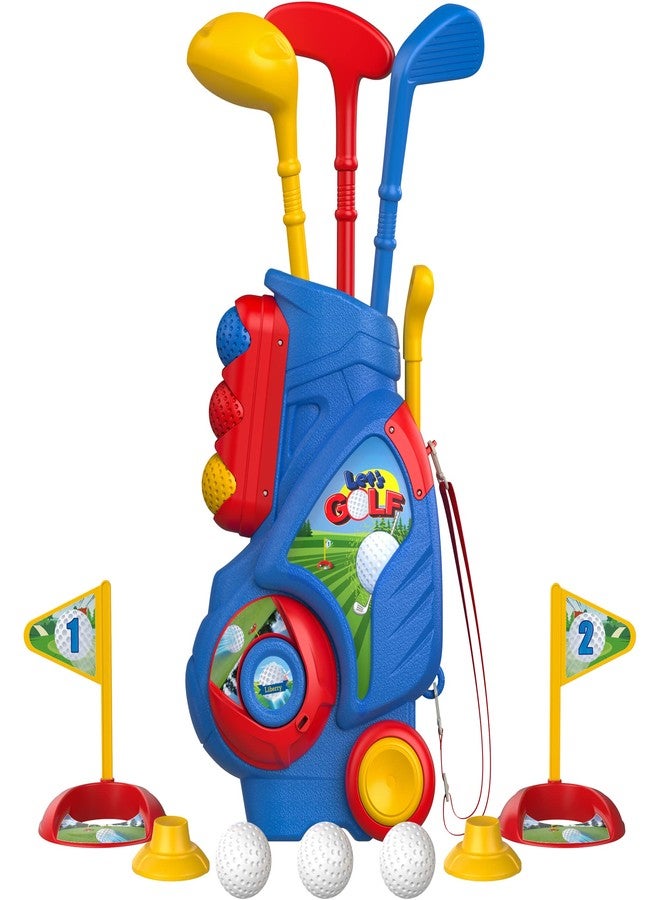 Liberry Toddler Golf Set, Upgraded Kids Golf Cart with Unique Shoulder Strap Design, Indoor Outdoor Sports Toys Gifts for Boys Girls 1 2 3 4 Years Old - Image 1