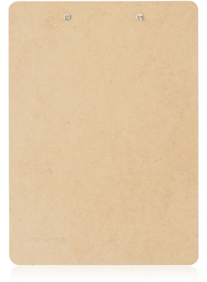 Share the Love A4 Wooden Clipboard with Metal Clip – Hardboard Writing Pad for Office, School, Art, and Business Use – Smooth Surface, Strong & Durable - Image 2