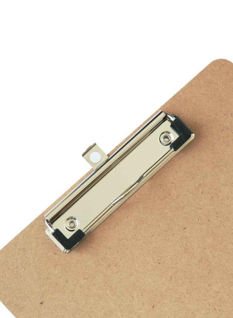 Share the Love A4 Wooden Clipboard with Metal Clip – Hardboard Writing Pad for Office, School, Art, and Business Use – Smooth Surface, Strong & Durable - Image 3