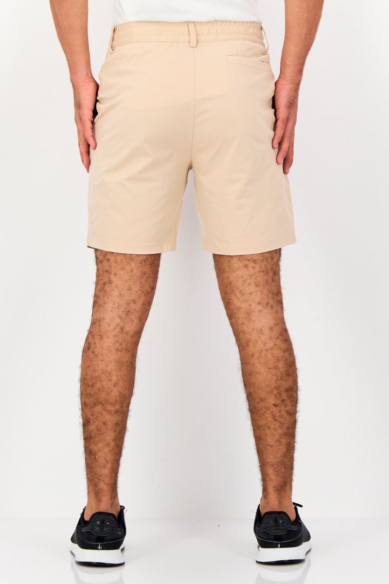 RBX Men Sportswear Fit Outdoor Shorts, Beige - Image 4