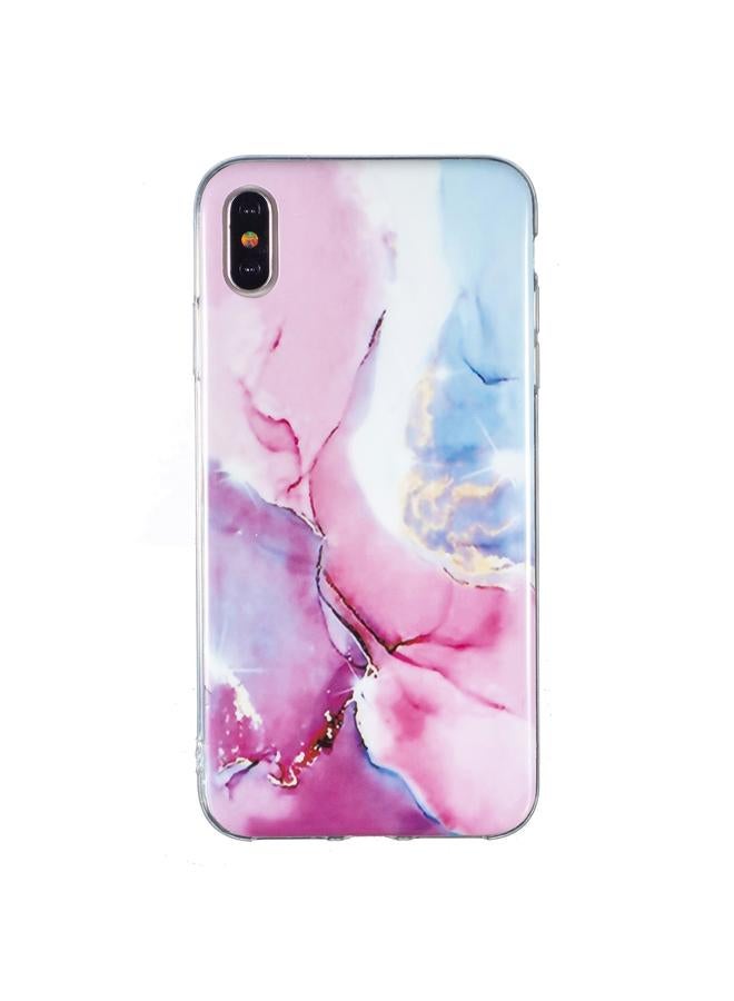 اس-توب جراب لهاتف iPhone X / XS IMD من مادة TPU بنمط رخامي - Image 1