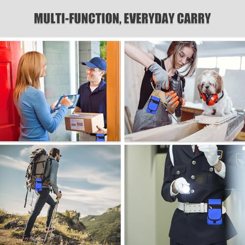 KATOLK Dual Phone Holster, Large Smartphone Pouch, Belt Cell Phone Holder for iPhone 16/15/14 Pro Max & Samsung Phones, Compatible with Power Bank, for Work, Hiking, Camping, Barbecue, Rescue (XL) - Image 5