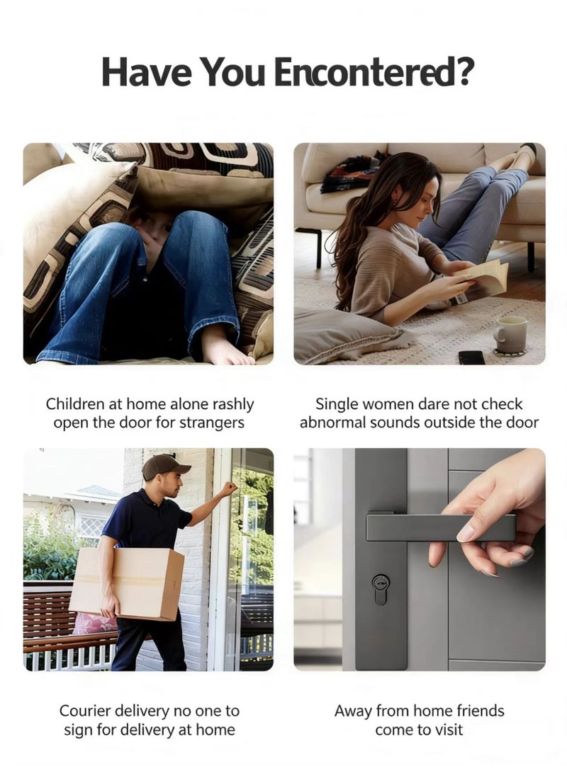 Wi-Fi Video Doorbell Camera with Two Way Audio, AI Motion Detection, Night Vision and Cloud Storage, 2.4G Wi-Fi only - Image 4