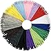 DOITEM Invisible Zippers DOITEM 30pcs 24 Inch Invisible Multicolor Nylon Coil Zippers for Sewing and Crafts 15 Colors - Image 2
