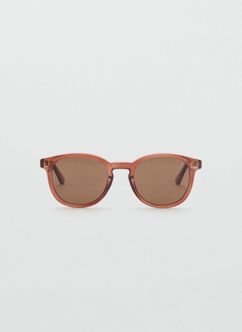 Mango Man Round-Framed Sunglasses  - Image 1