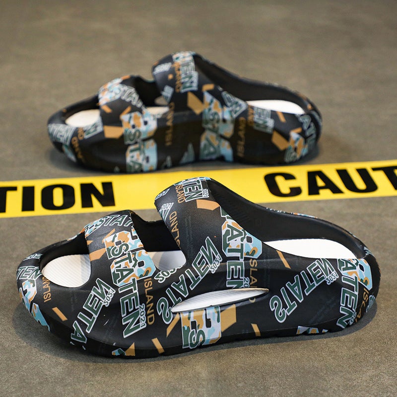 2025 Independent Station Pinduoduo Large Size Home Men'S Slippers - Image 2