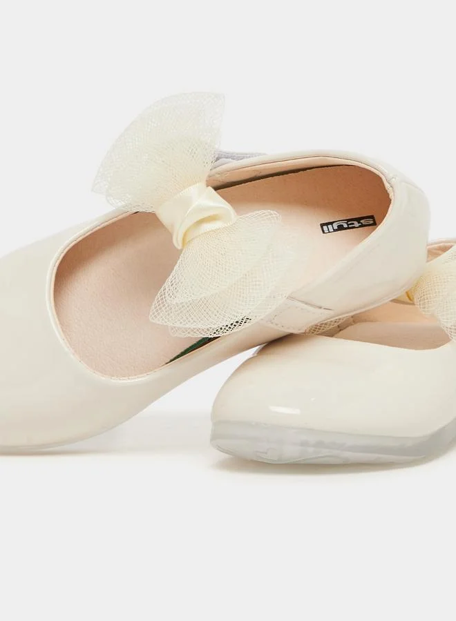 Styli Styli Flower Corsage Flat Ballerinas Shoes