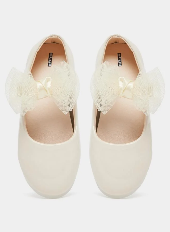 Styli Styli Flower Corsage Flat Ballerinas Shoes
