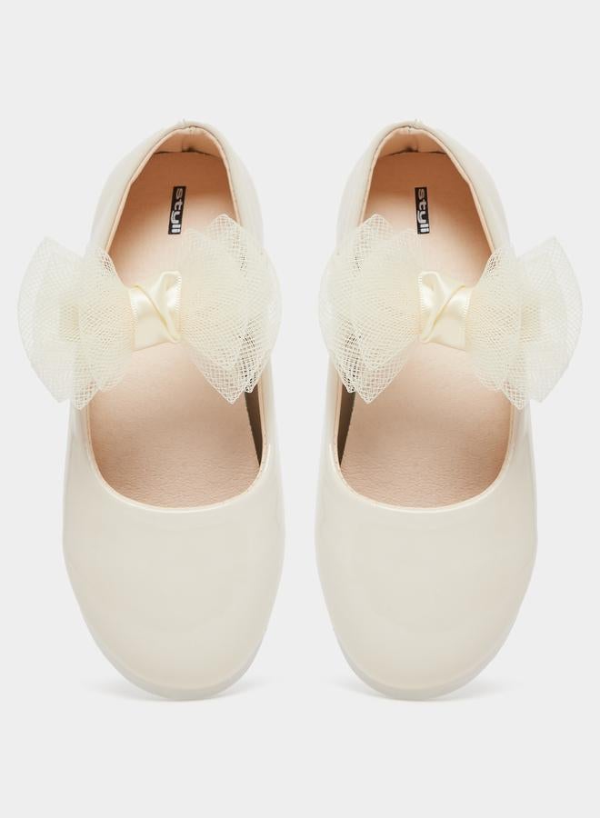 ستايلي حذاء باليرينا مسطح بزخرفة وردة ستايلي - Image 5