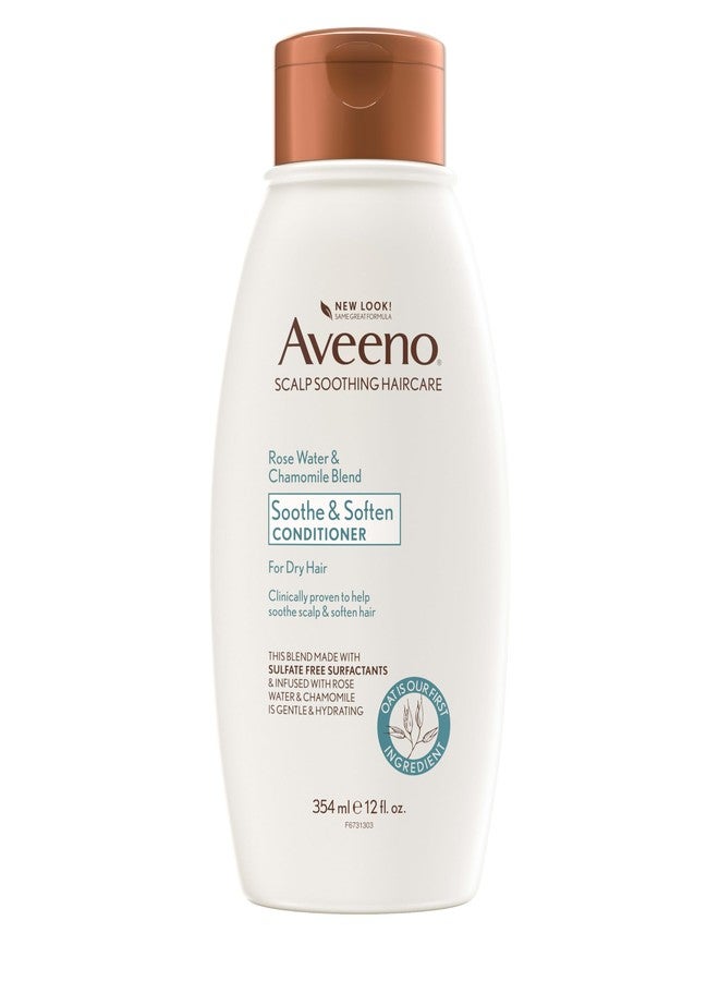 Aveeno Scalp Soothing Rose Water and Blend Conditioner, chamomile, 12 Fl Oz - Image 1