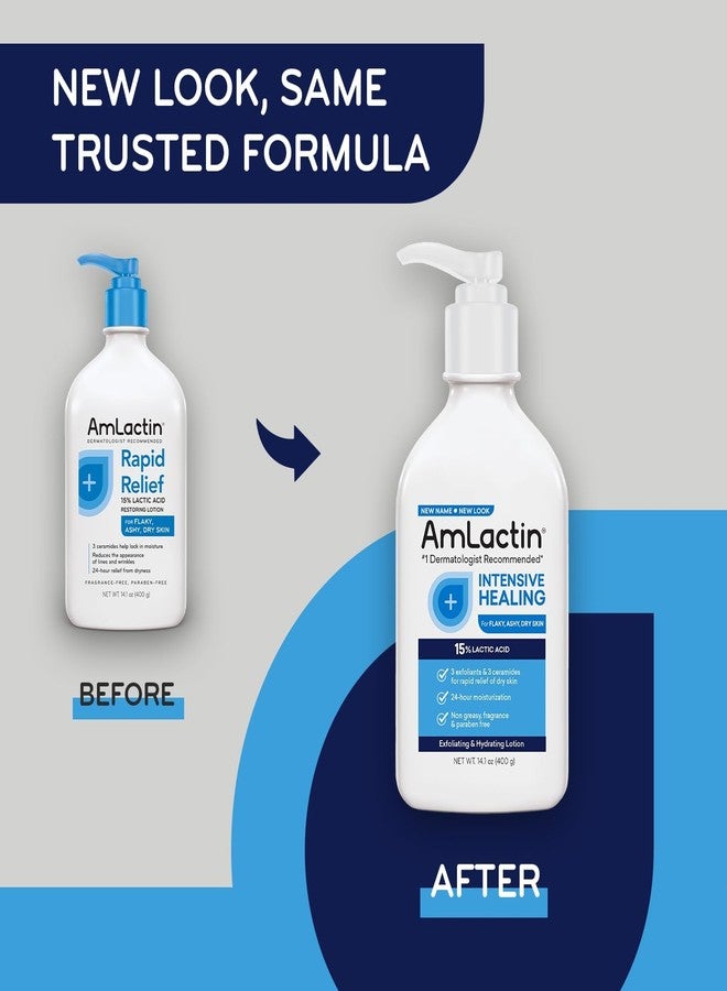 Amlactin Rapid Relief Restoring Lotion + Ceramides - 7.9 oz, Pack of 2 - Image 2