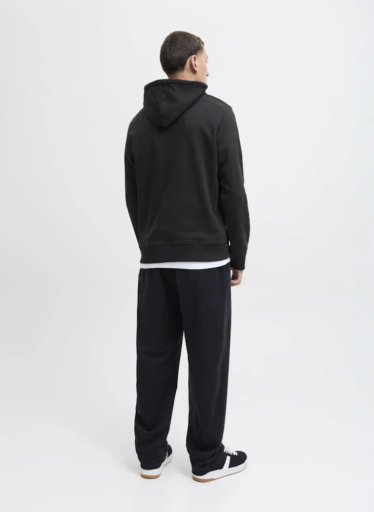 JACK & JONES Logo Regular Fit Pullover Hoodie