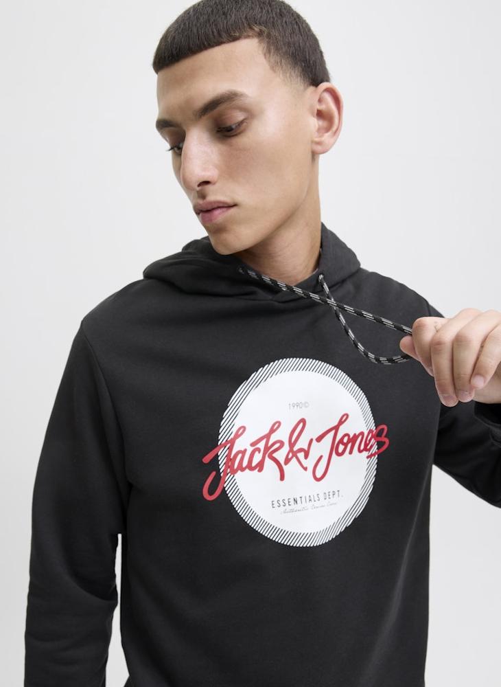 JACK & JONES Logo Regular Fit Pullover Hoodie - Image 3