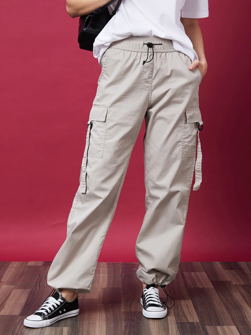 globus Globus Women Mid Rise Cargo Jogger