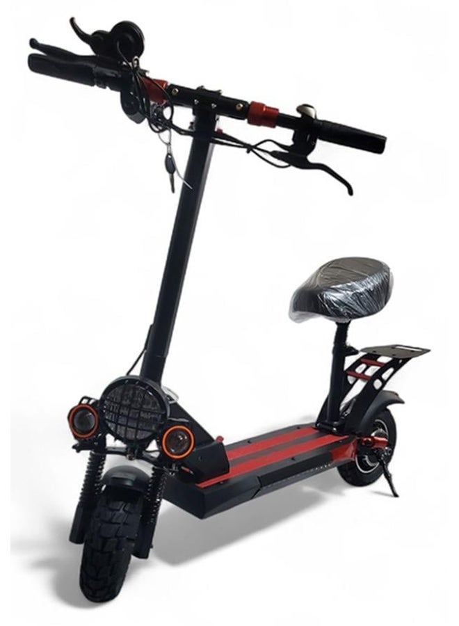 سكوتر كهربائي للكبار برو 48V 800W بمقعد قابل للطي موديل 2024