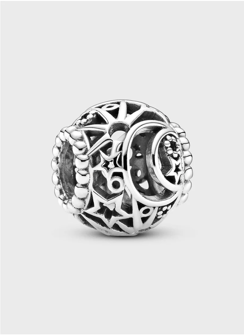 PANDORA Openwork Sun, Stars & Moon Charm