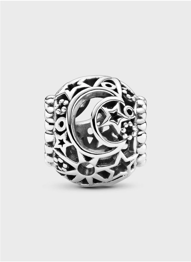PANDORA Openwork Sun, Stars & Moon Charm