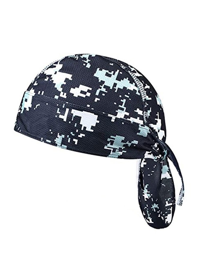 GUSGU 4pcs Sweat Wicking Beanie Cap Cooling Skull Cap Pirate Hat Bandana Head Wrap Summer Caps for Women Men Outdoor Activities Assored Color - Image 5