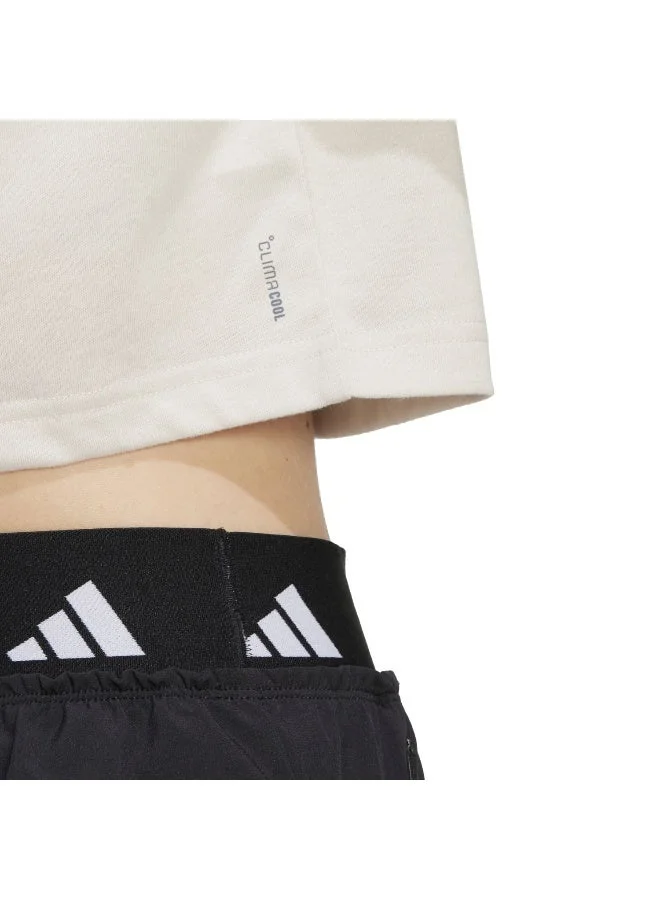 Adidas WONALU Adidas We Min Tee Beige T-Shirt (Short Sleeve) T-Shirts For Women for Women | Best Price UAE