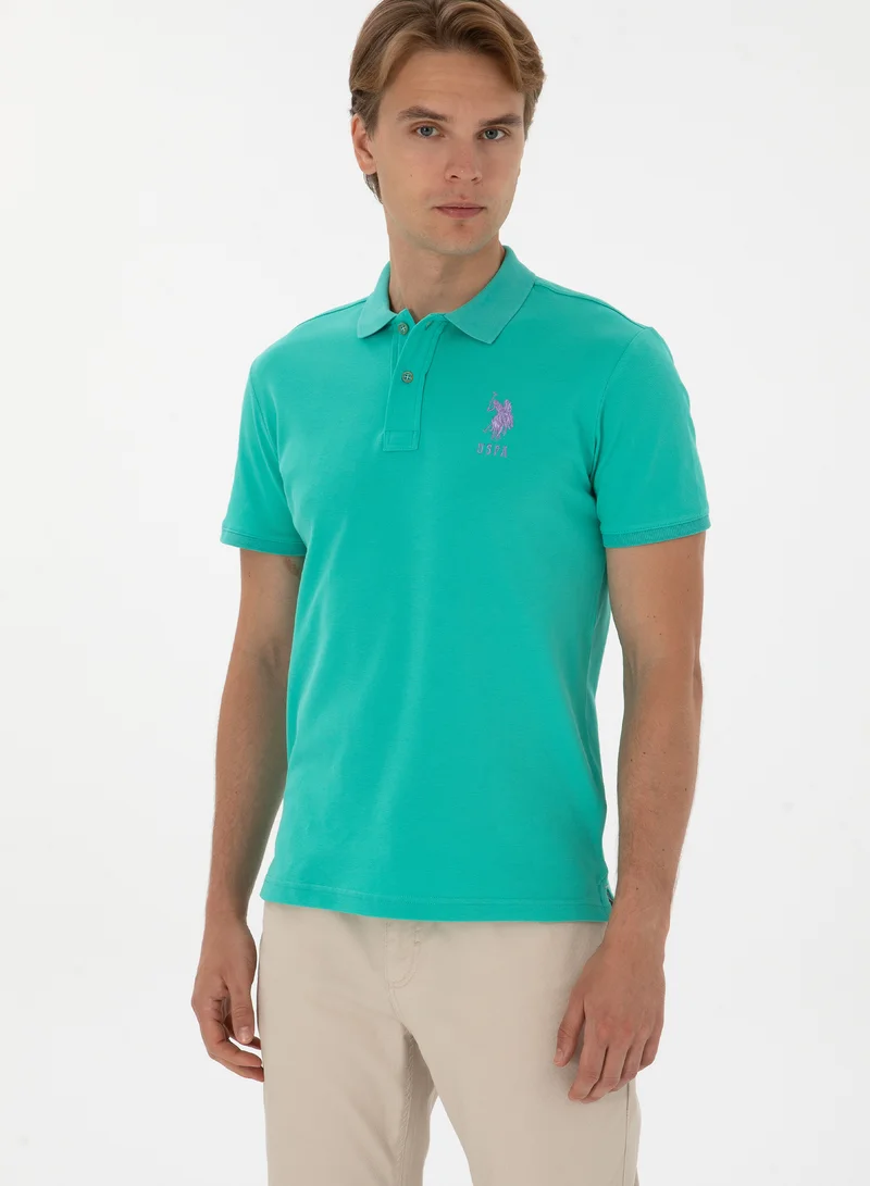 U.S. Polo Assn. Men's Embroidered Logo Slim Fit Polo T-Shirt