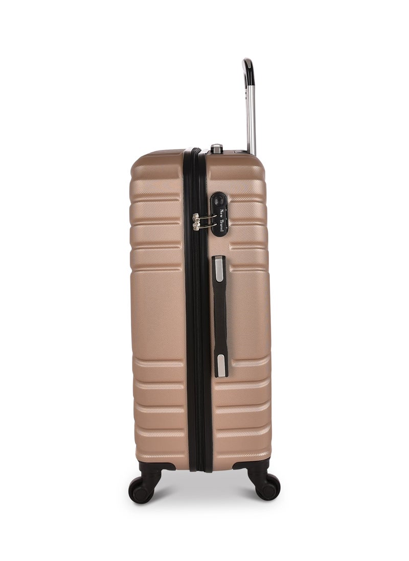 NEW TRAVEL New Travel ABS Luggage Set, Hard Trolley Travel Bag, Lightweight and Durable, with Carry On Cabin Sizes, Combination Lock and 4 Wheels, Size 20/24/28, NT802/3P  - Image 5