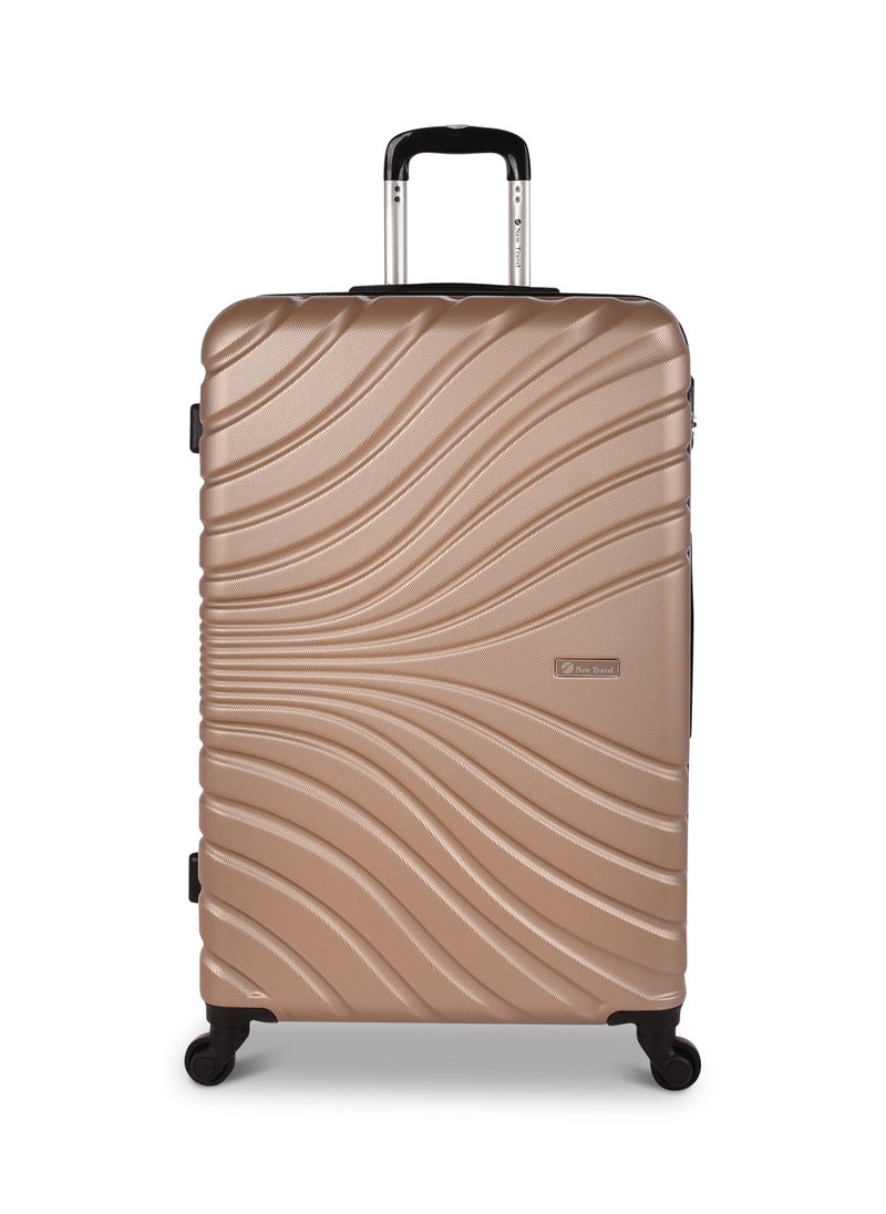 NEW TRAVEL New Travel ABS Luggage Set, Hard Trolley Travel Bag, Lightweight and Durable, with Carry On Cabin Sizes, Combination Lock and 4 Wheels, Size 20/24/28, NT802/3P  - Image 3