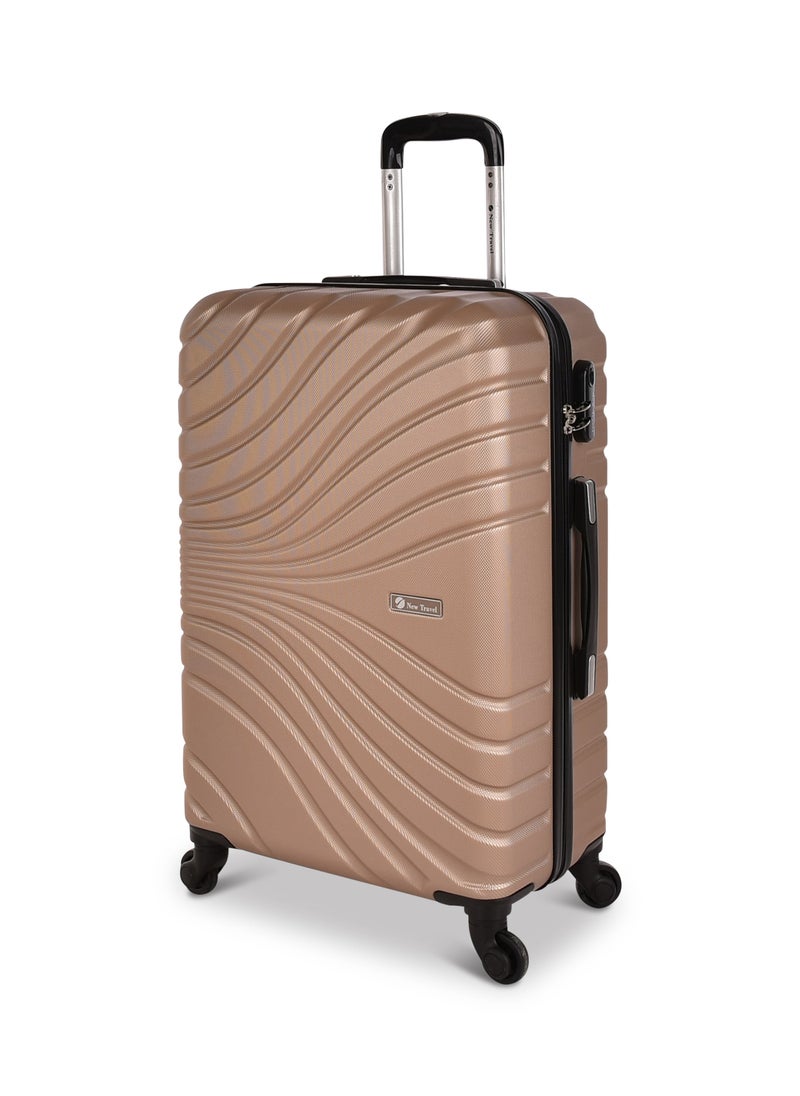 NEW TRAVEL New Travel ABS Luggage Set, Hard Trolley Travel Bag, Lightweight and Durable, with Carry On Cabin Sizes, Combination Lock and 4 Wheels, Size 20/24/28, NT802/3P  - Image 2