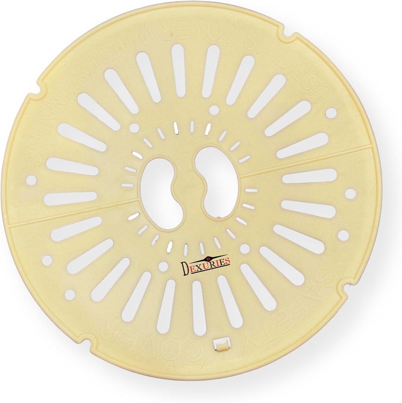 DEXURIES Spin Cap for LG Washing Machine 7.5kg and 8Kg Washing Machine Spinning Safety Cover/Dryer Cover/Dryer Lid/Spin Cap (Color - Yellow, Size 10.2 Inch / 26 CM) Pack of 1 (LG 10.2 inch) - Image 1